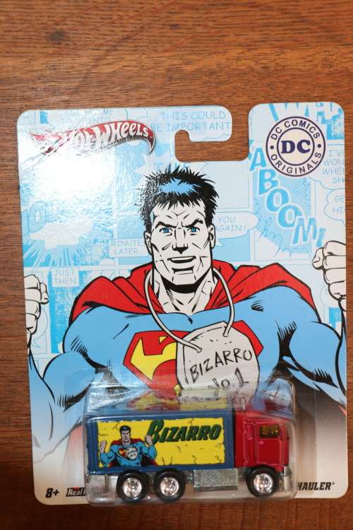 Hot Wheels Diecast Vintage Model Car - DC Comics Bizarro - Real Riders, Metal/Metal