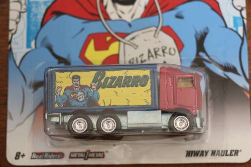 Hot Wheels Diecast Vintage Model Car - DC Comics Bizarro - Real Riders, Metal/Metal