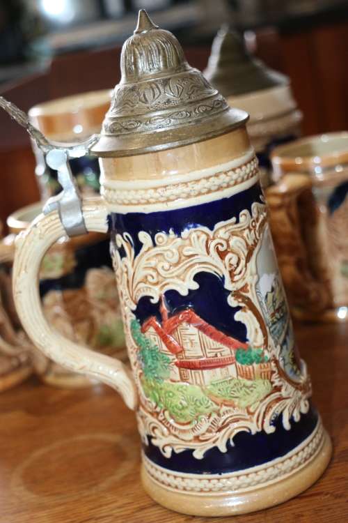 Beautiful Vintage MR (Marzi & Remy) "Geneve" Beer Stein