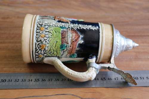 Beautiful Vintage West Germany Beer Stein