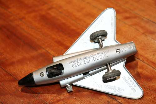 Vintage SCHUCO Clockworks Diecast Model - Douglas Skyray Micro Jet 1033