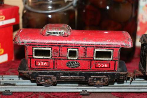 Beautiful Antique MAR New York Central Line Windup Tinplate Train