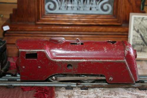 Beautiful Antique MAR New York Central Line Windup Tinplate Train