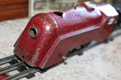 Beautiful Antique MAR New York Central Line Windup Tinplate Train