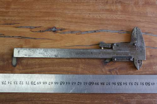 Beautiful Vintage Steel LME Vernier / Caliper