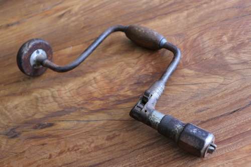 Beautiful Vintage Hand Brace Drill