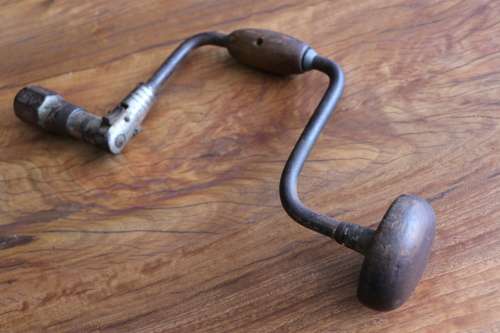Beautiful Vintage Hand Brace Drill