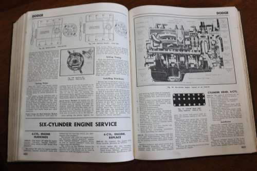 Beautiful Vintage Book -  MOTOR'S Auoto Repair Manual - Eighteenth Edition - 1955