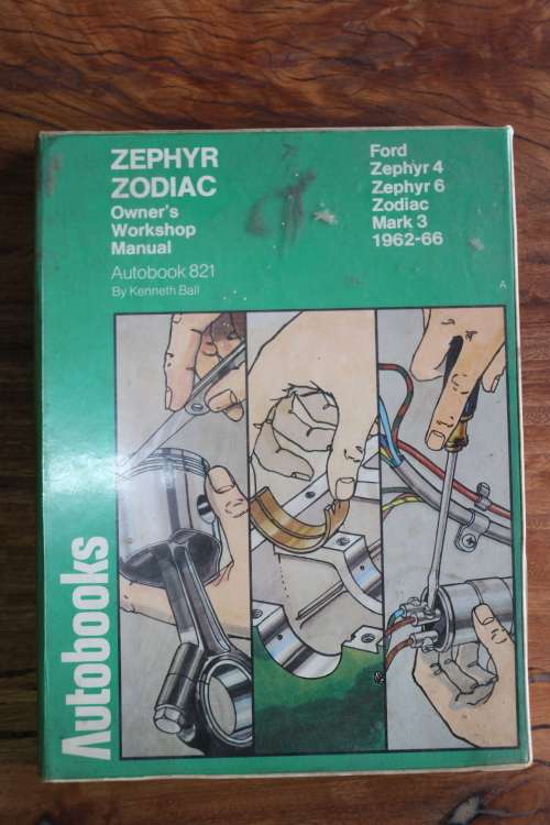 Beautiful Vintage Book -  Ford Zephyr and Zodiac Autobooks - 1974