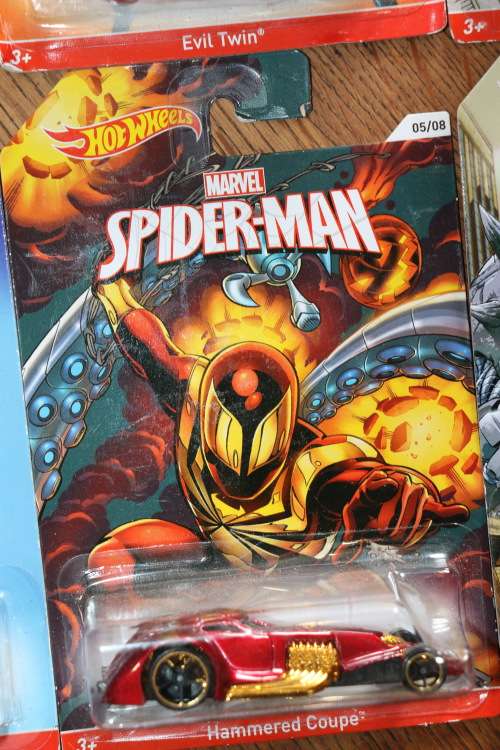 2013 HOT WHEELS Diecast Models - Marvel Spider-Man Complete Set of 8