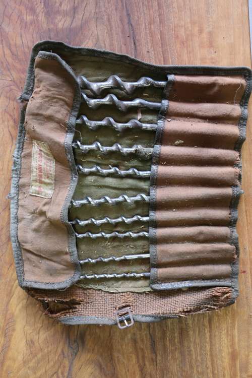 Beautiful Vintage Set of Augers Drill Bits