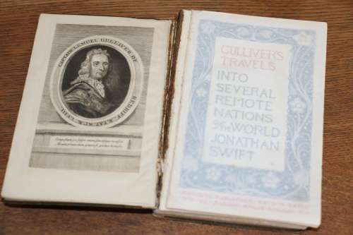Beautiful Antique Book - Gulliver's Travels - Turnbull and Spears - 1897