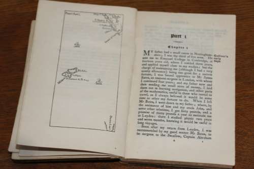 Beautiful Antique Book - Gulliver's Travels - Turnbull and Spears - 1897