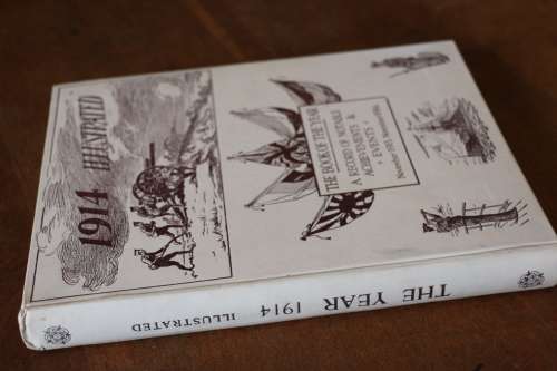 Beautiful Antique Book - 1914 Illustrated "The Book of the Year" - c.1914