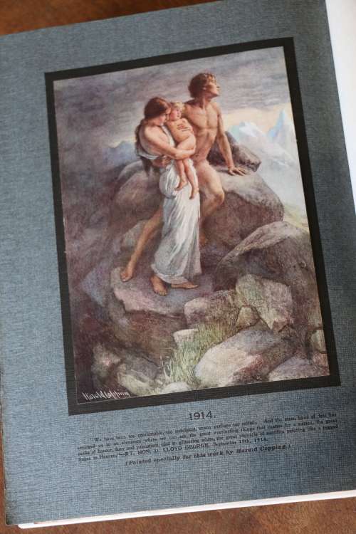 Beautiful Antique Book - 1914 Illustrated "The Book of the Year" - c.1914