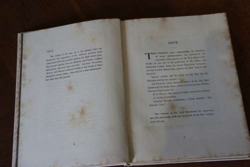 Beautiful Antique Book - 1914 Illustrated "The Book of the Year" - c.1914