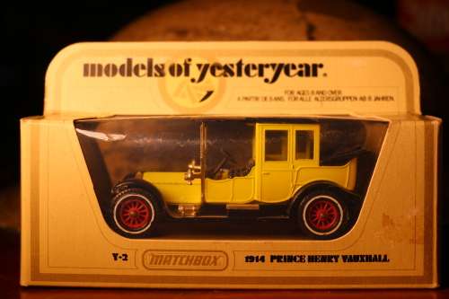 Vintage MATCHBOX Models of Yesteryear Diecast Models - 1914 Prince Henry Vauxhall