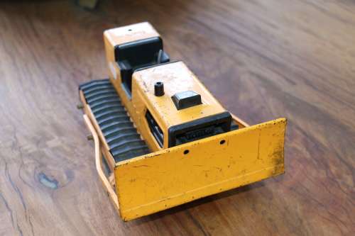 Vintage TONKA Tinplate Model - Bulldozer