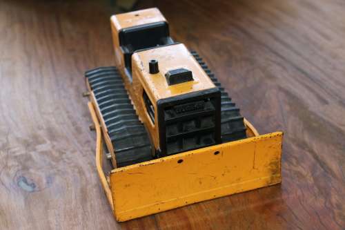 Vintage TONKA Tinplate Model - Bulldozer
