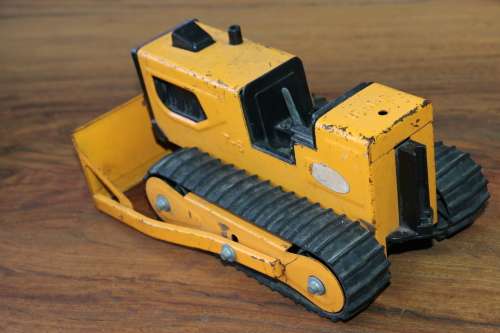 Vintage TONKA Tinplate Model - Bulldozer