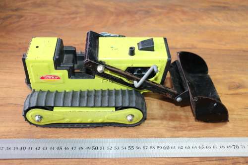 Vintage TONKA Tinplate Model - Bulldozer Loader