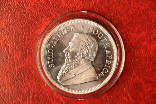 Beautiful 2018 1 Oz Fine Silver South Africa Krugerrand 1R in Capsule