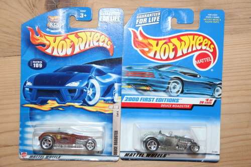 Vintage HOT WHEELS Diecast Model Set - 2 x Roadsters