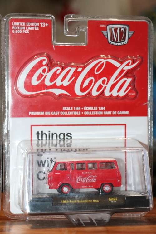 M2 Machines Limited Edition Diecast Model - Coca Cola - 1965 Ford Econoline Van