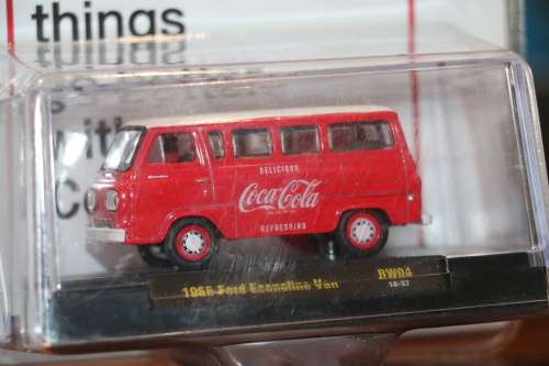 M2 Machines Limited Edition Diecast Model - Coca Cola - 1965 Ford Econoline Van