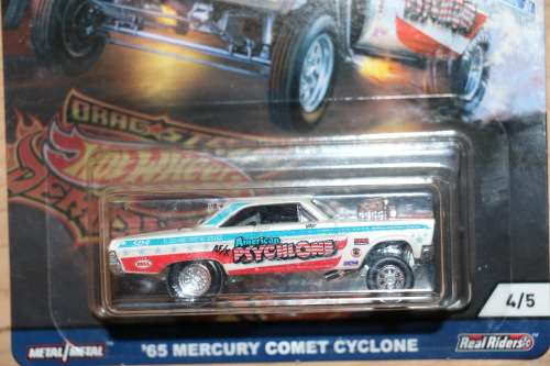 HOT WHEELS DRAG STRIP DEMONS Diecast Model - '65 MERCURY COMET CYCLONE