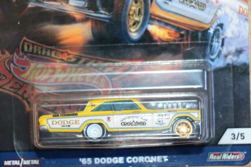 HOT WHEELS DRAG STRIP DEMONS Diecast Model - '65 DODGE CORONET