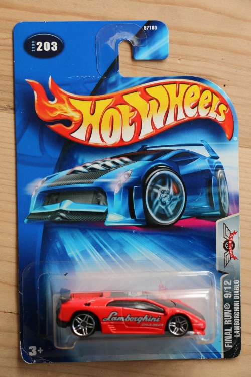2003 HOT WHEELS FINAL RUN Diecast Model - Lamborghini Diablo #203