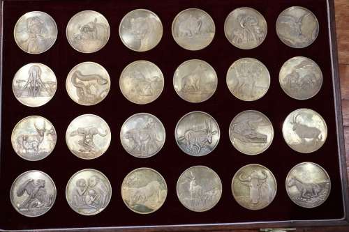 The Africana Commemorative Mint - 50th Anniversary Medallion Set - The Wildlife Society