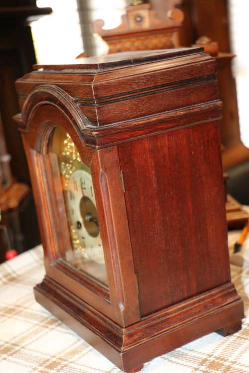 Beautiful Antique Junghans Bracket Shelf Clock