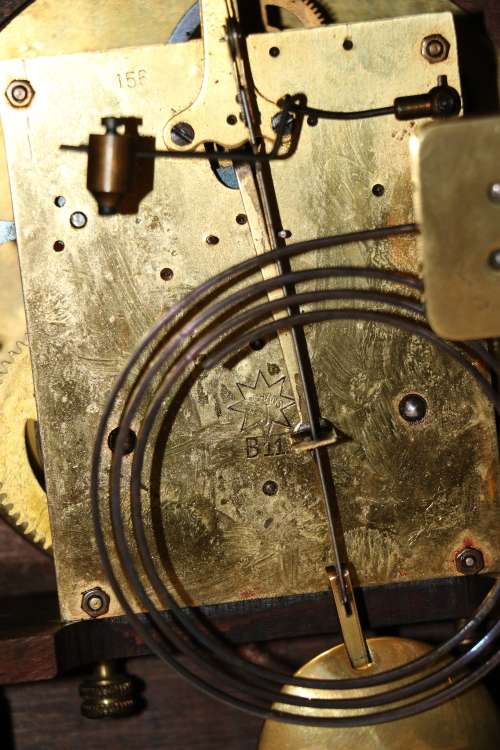 Beautiful Antique Junghans Bracket Shelf Clock