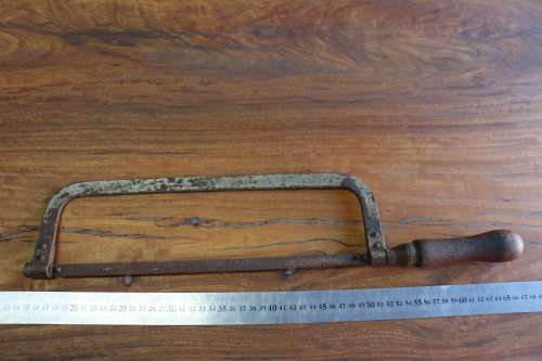Beautiful Antique Steel Hand Saw