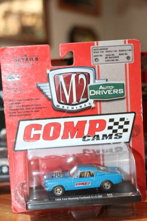 M2 Machines Auto Drivers Diecast Model - 1966 Ford Mustang Fastback 2+2 289