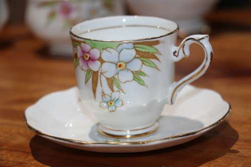 Vintage Royal Albert Porcelain Cup and Saucer Duo Set
