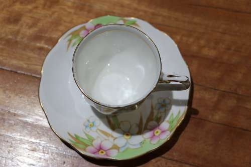 Vintage Royal Albert Porcelain Cup and Saucer Duo Set