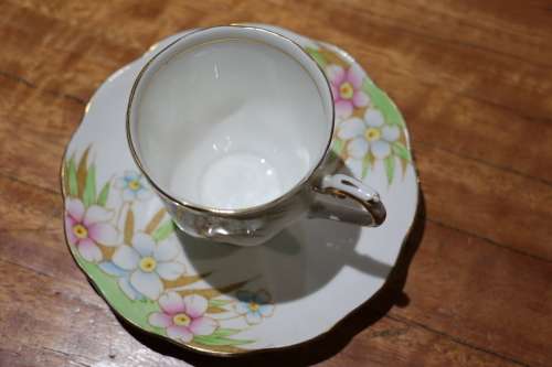 Vintage Royal Albert Porcelain Cup and Saucer Duo Set