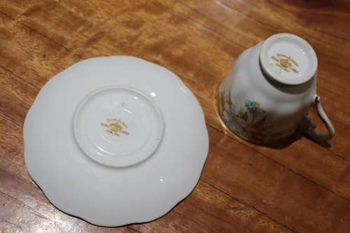 Vintage Royal Albert Porcelain Cup and Saucer Duo Set