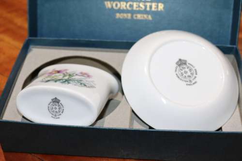 Vintage Royal Worcester Porcelain Toothpick Set