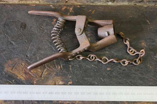 Antique Monument Brand Clamp