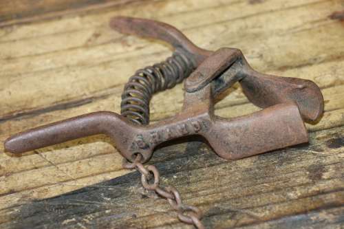 Antique Monument Brand Clamp