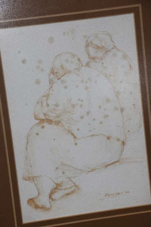 Amos Langdown Watercolour Art Painting