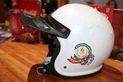 Beautiful Vintage Kids Helmet - Made In Spain