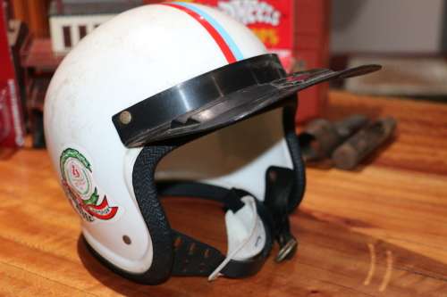 Beautiful Vintage Kids Helmet - Made In Spain