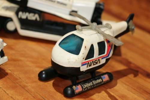 Buddy L Made in Japan Tin Toys - NASA Space Shuttle Set