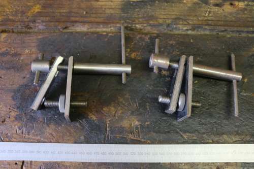 Vintage Set of Steel Clamps