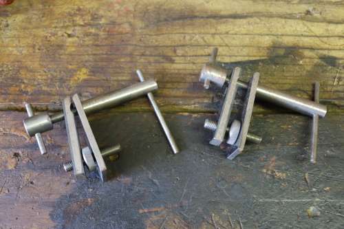 Vintage Set of Steel Clamps